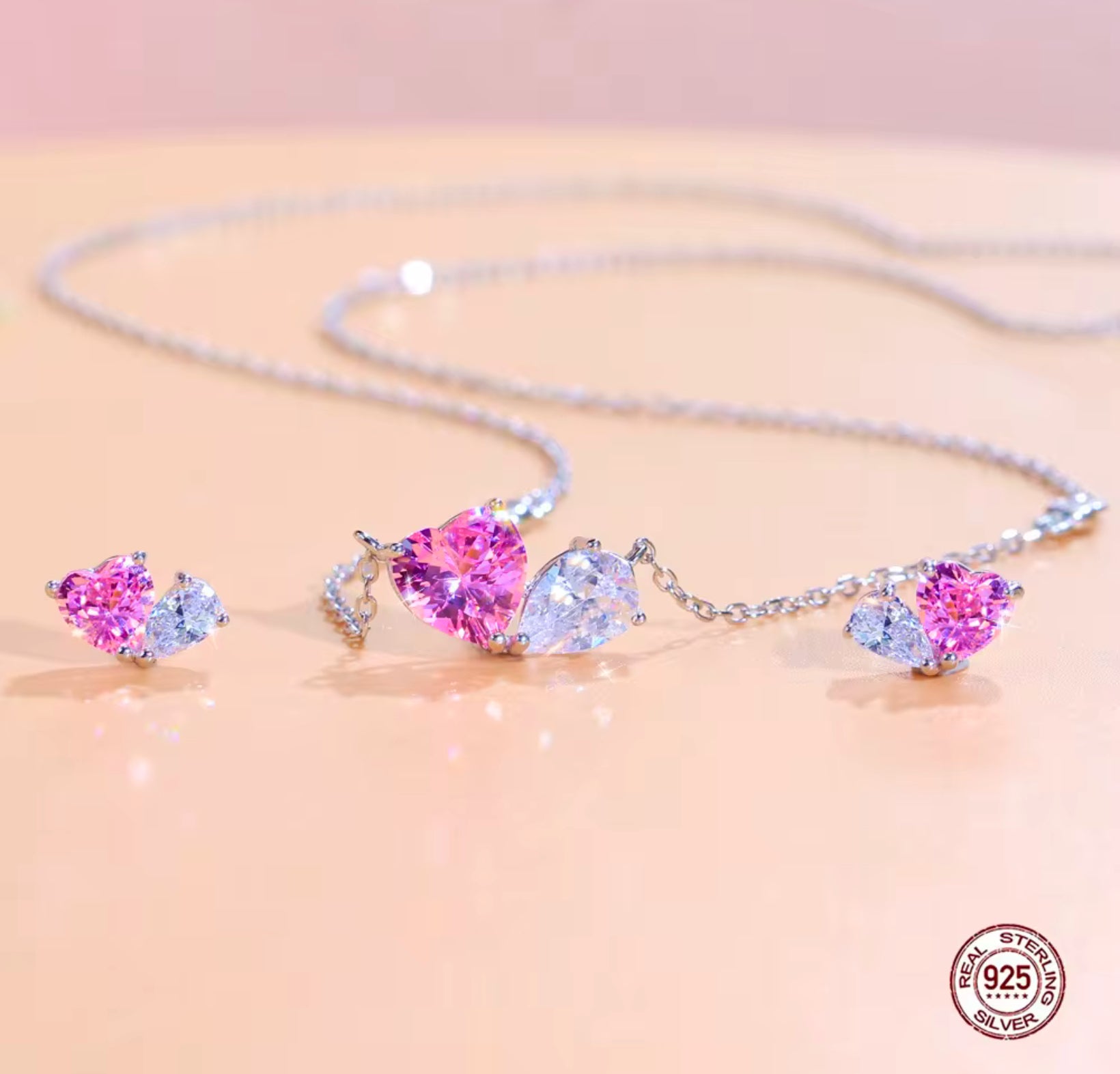 Me + You Necklace & Earring Set - $49.99