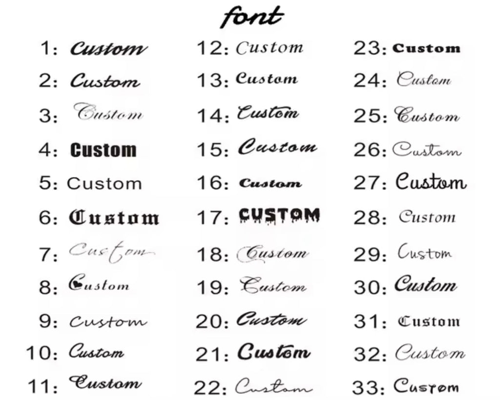 Cali Girl Custom Hoops