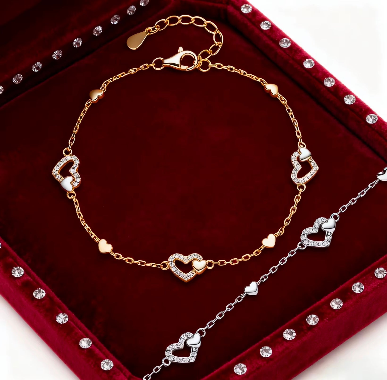 Heart Drop bracelet - $29.99