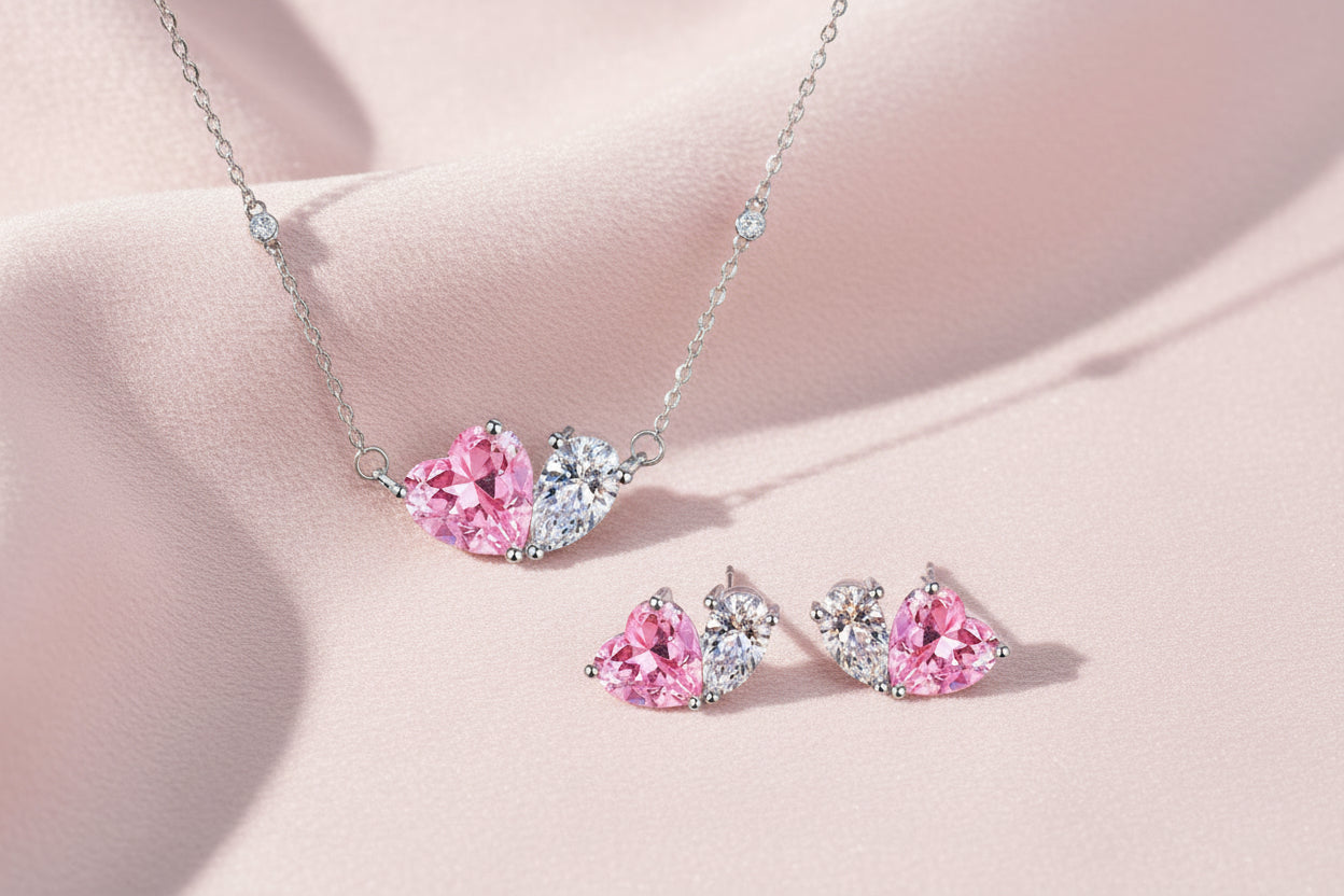 Me + You Necklace & Earring Set - $49.99