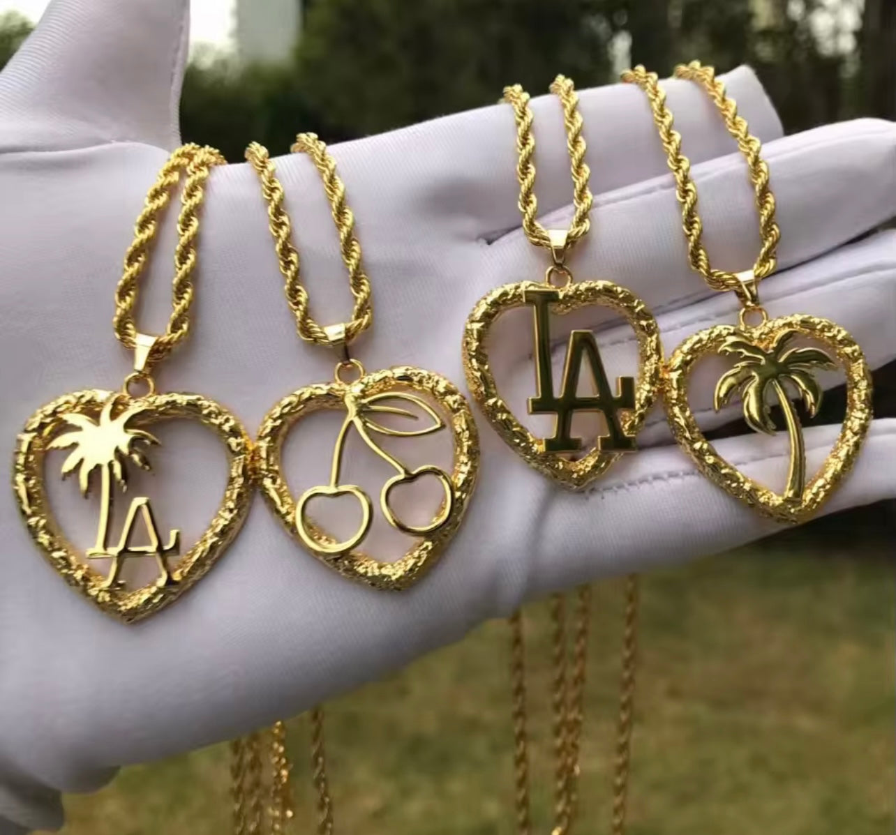 Cali Has My Heart Pendant Necklace