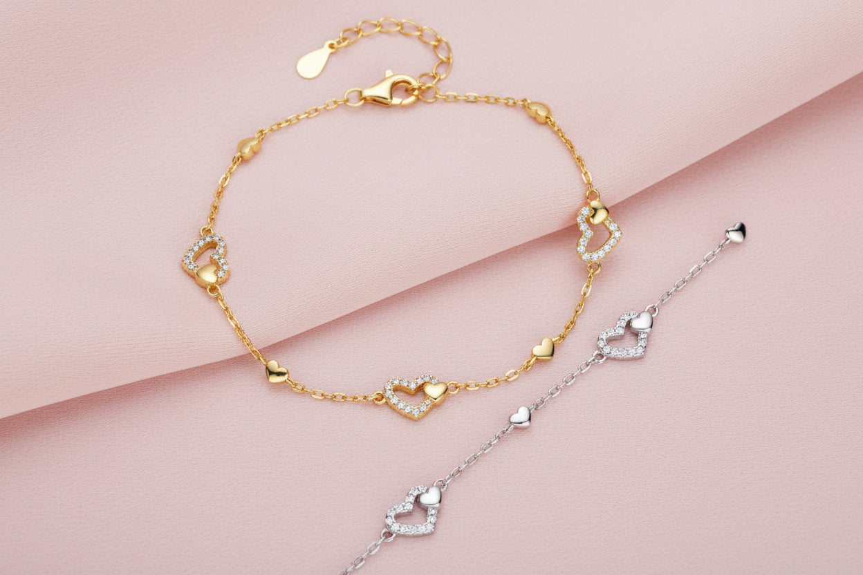Heart Drop bracelet - $29.99