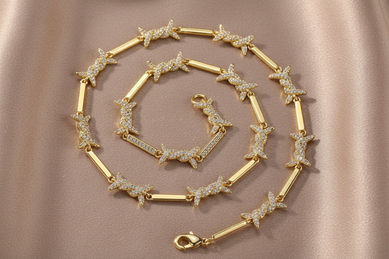 Sticks and Stones Mens Necklace