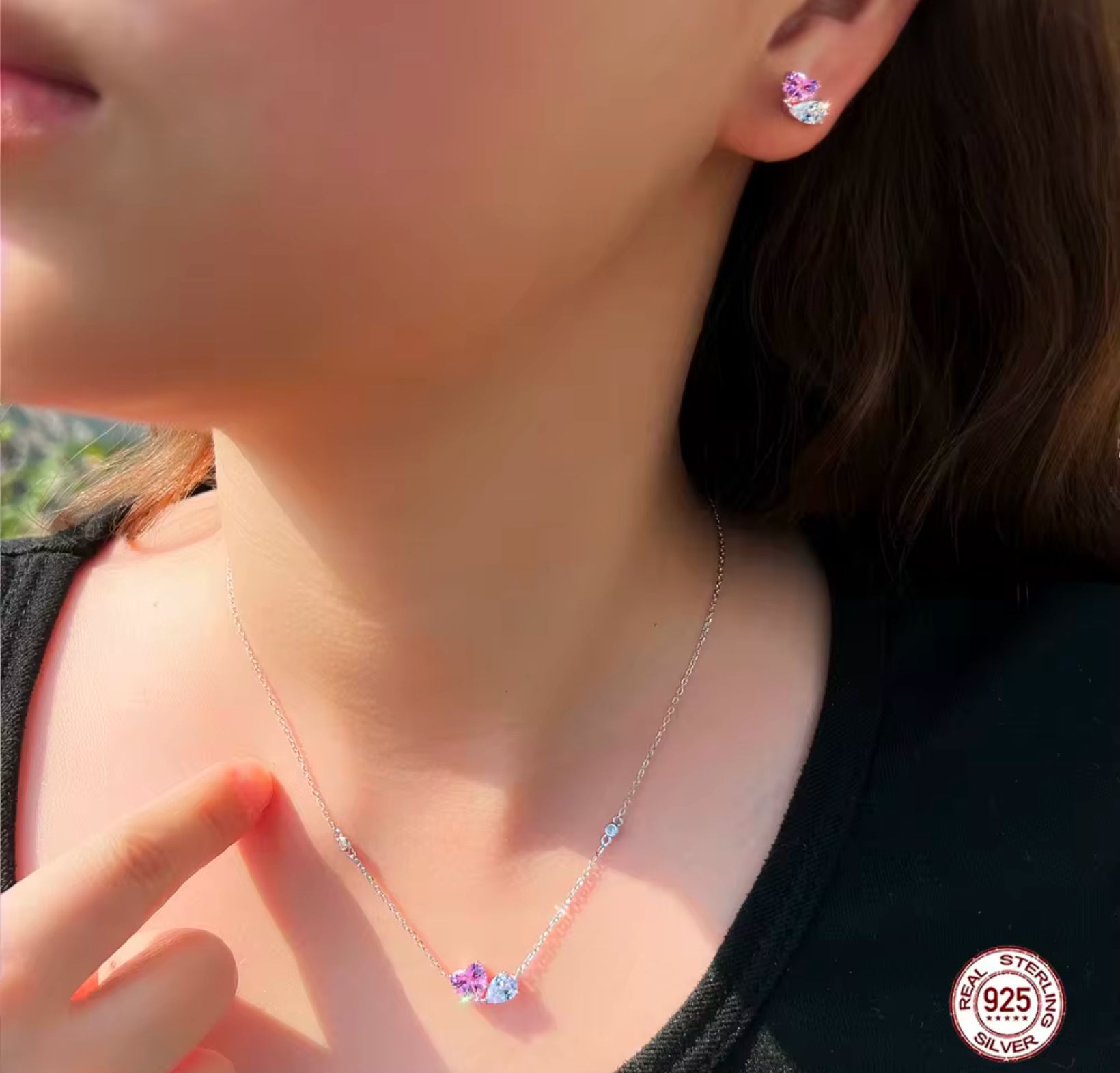 Me + You Necklace & Earring Set - $49.99