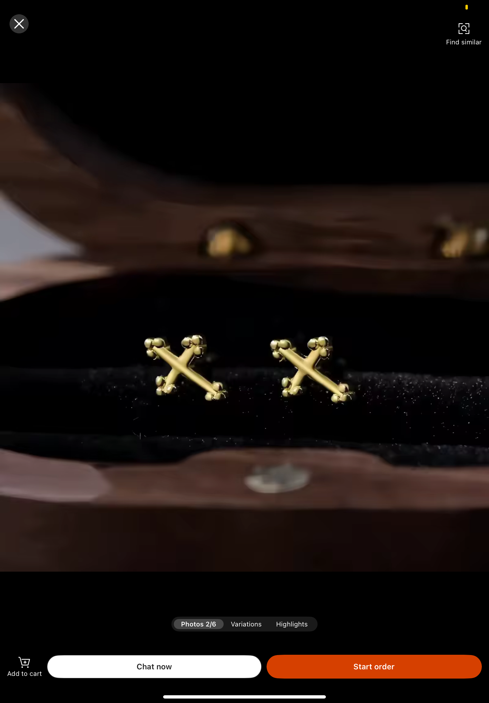 Men’s Cross Earrings